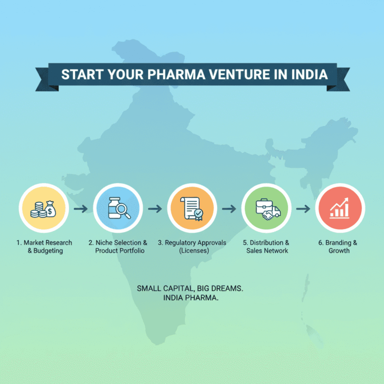 Steps to Start a Pharma Business in India with Small Capital