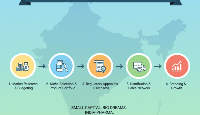 Steps to Start a Pharma Business in India with Small Capital