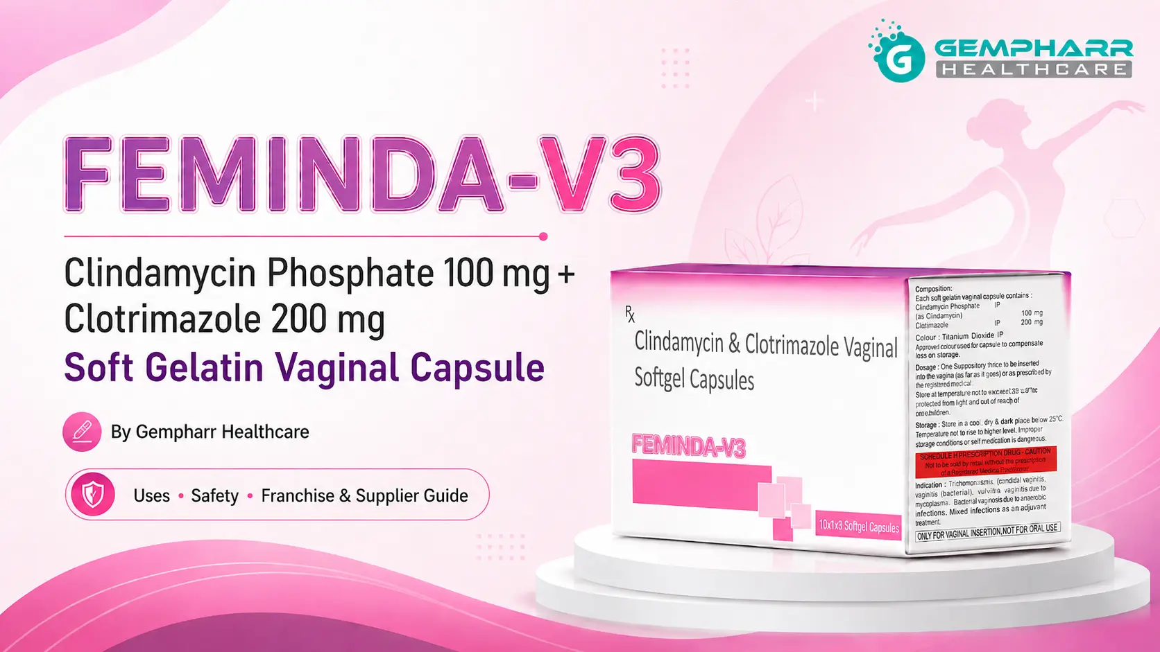 Clindamycin and Clotrimazole Vaginal Capsules